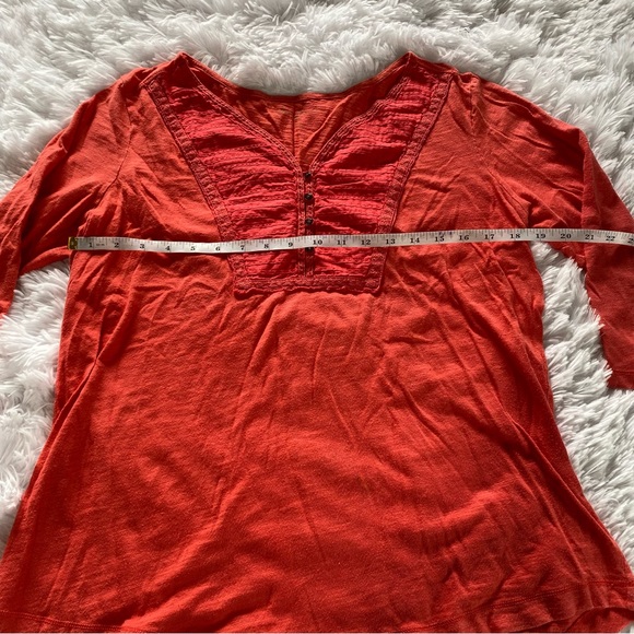 Eddie Bauer 3/4 Length Sleeve Shirt - Picture 6 of 7